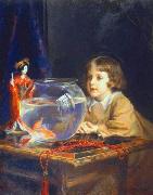 Philip Alexius de Laszlo The Son of the Artist oil painting on canvas